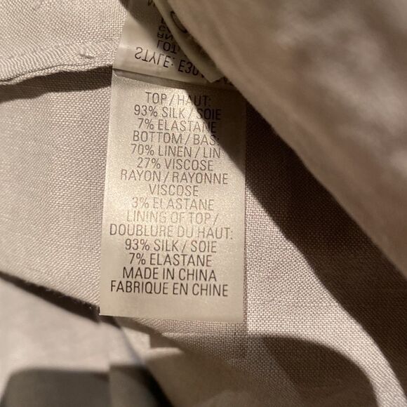 Elie Tahari silk and Linen dress - Picture 6 of 7